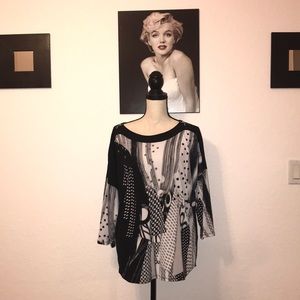 Chico’s size 3 (14/16 XL) Long Sleeve Blouse